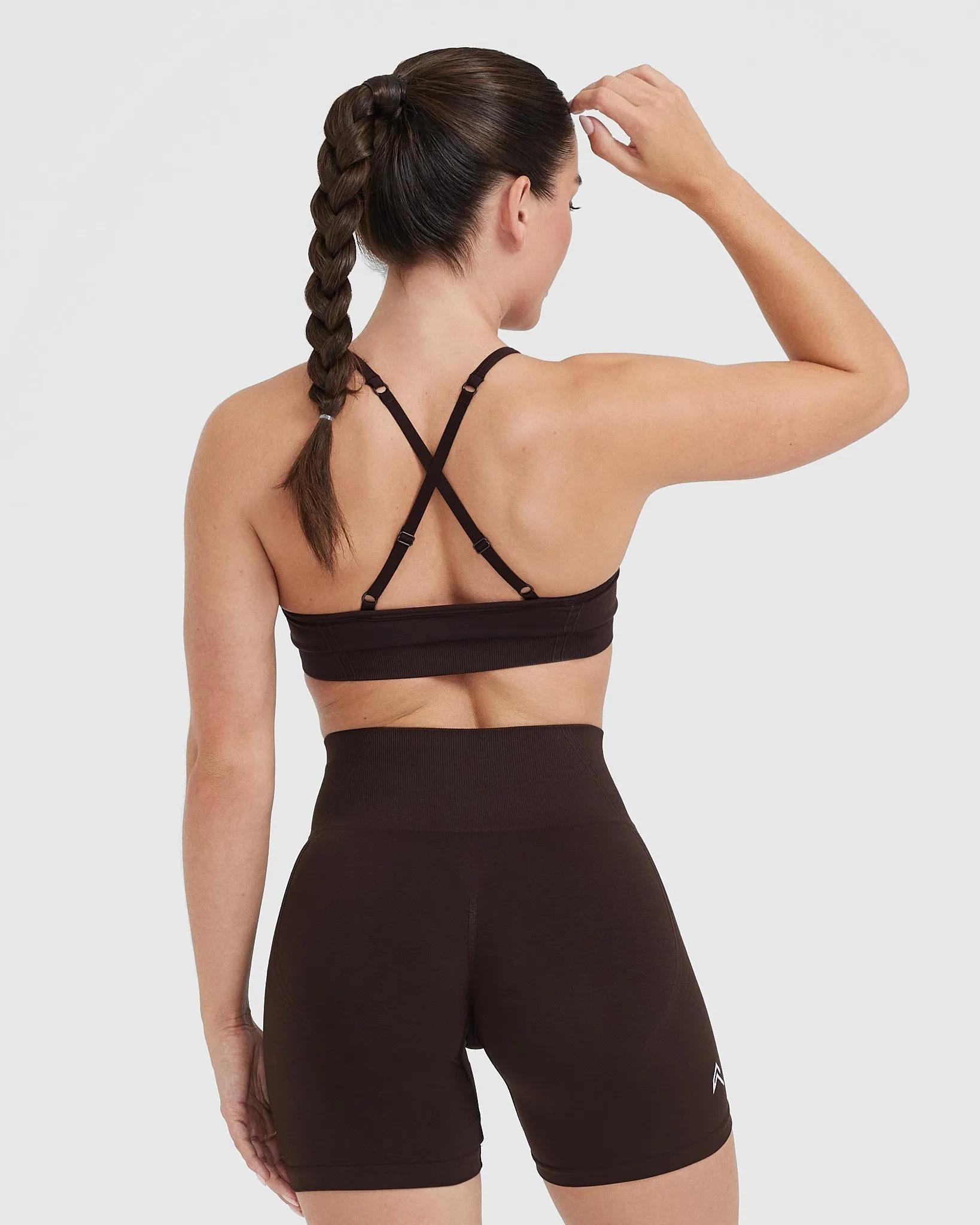 Effortless Strappy Bralette | 70% Cocoa sold by Oner Active product image thumbnail 2