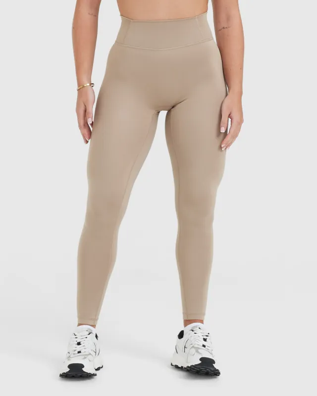 Timeless High Waisted Leggings | Sandstone sold by Oner Active