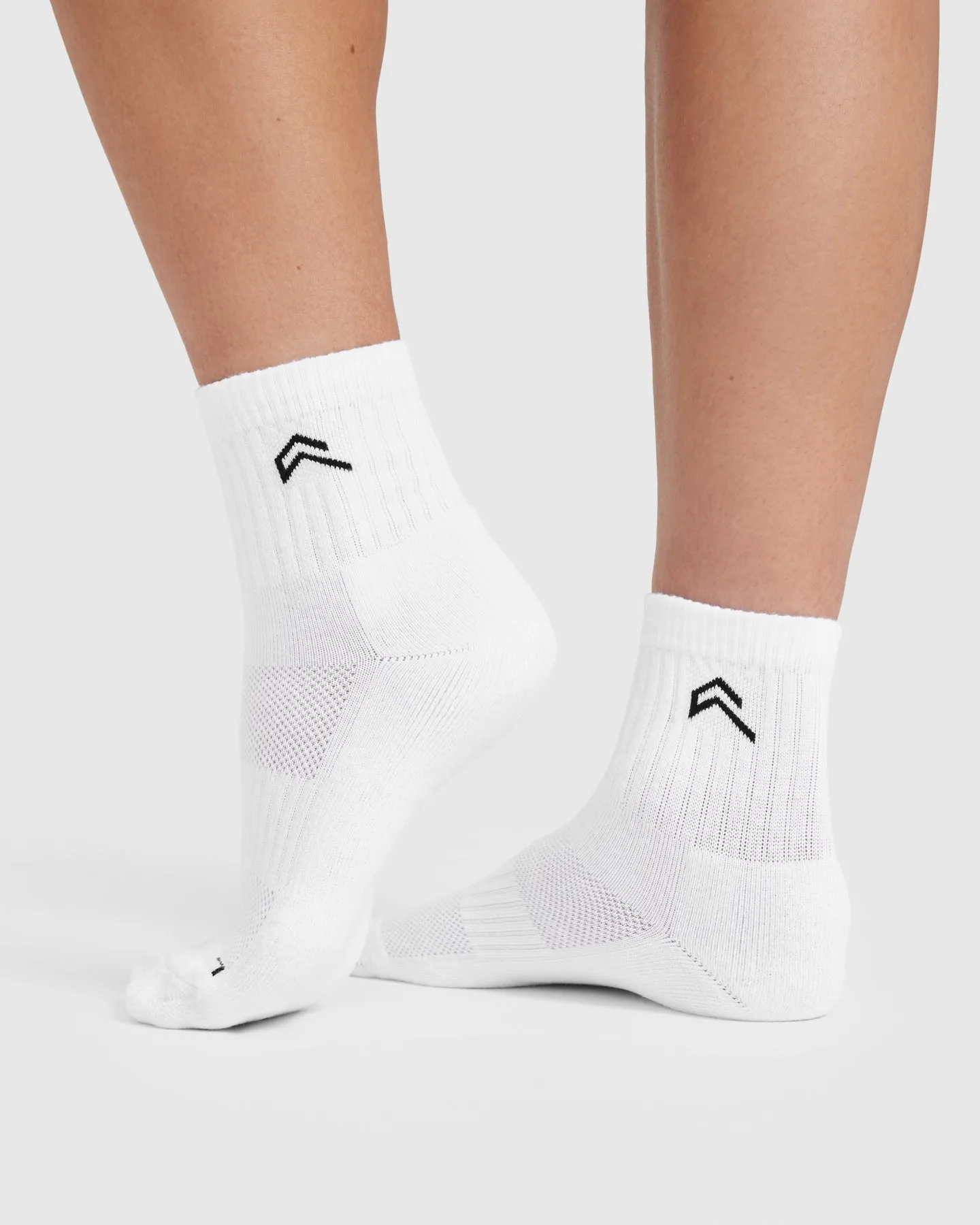 Mid Crew Socks 3 Pack | White sold by Oner Active product image thumbnail 3