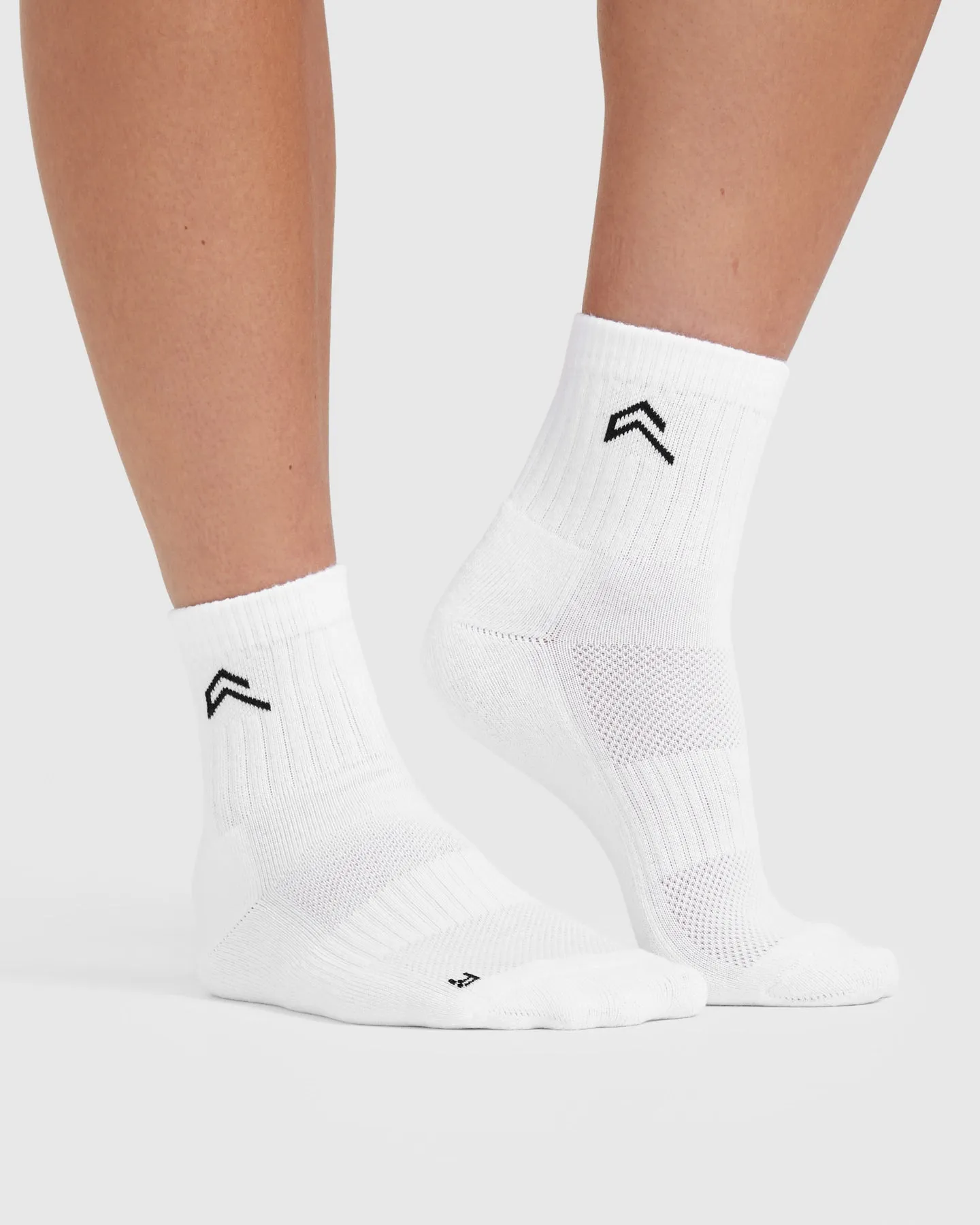 Mid Crew Socks 3 Pack | White sold by Oner Active product image thumbnail 2