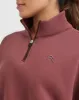 All Day Crop 1/4 Zip Sweatshirt | Berry sold by Oner Active