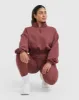 All Day Crop 1/4 Zip Sweatshirt | Berry sold by Oner Active