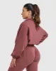 All Day Crop 1/4 Zip Sweatshirt | Berry sold by Oner Active