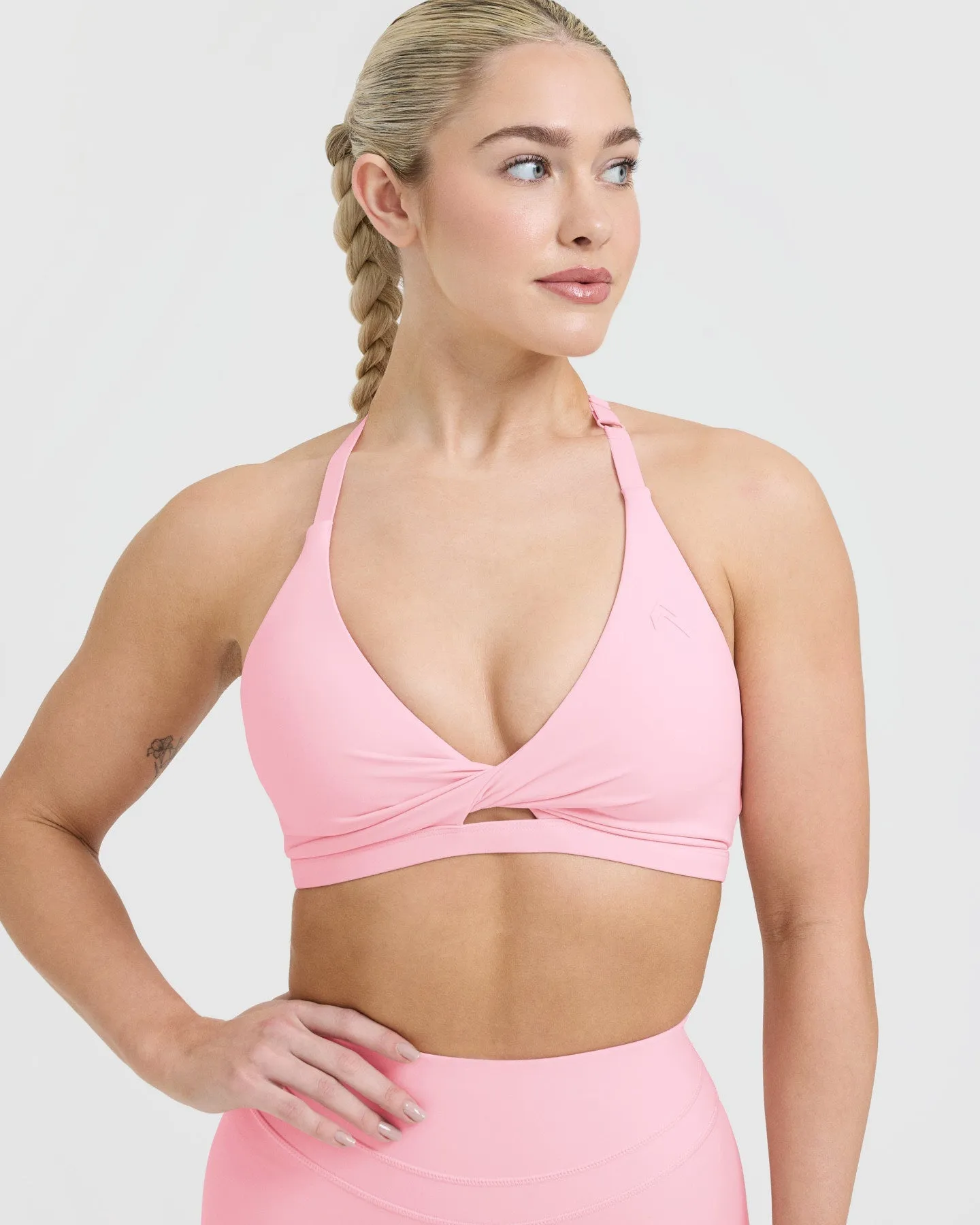 Unified Twist Sports Bra | Petal Pink sold by Oner Active product image thumbnail 4