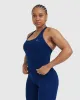 Timeless Square Neck Mid Vest | Midnight sold by Oner Active