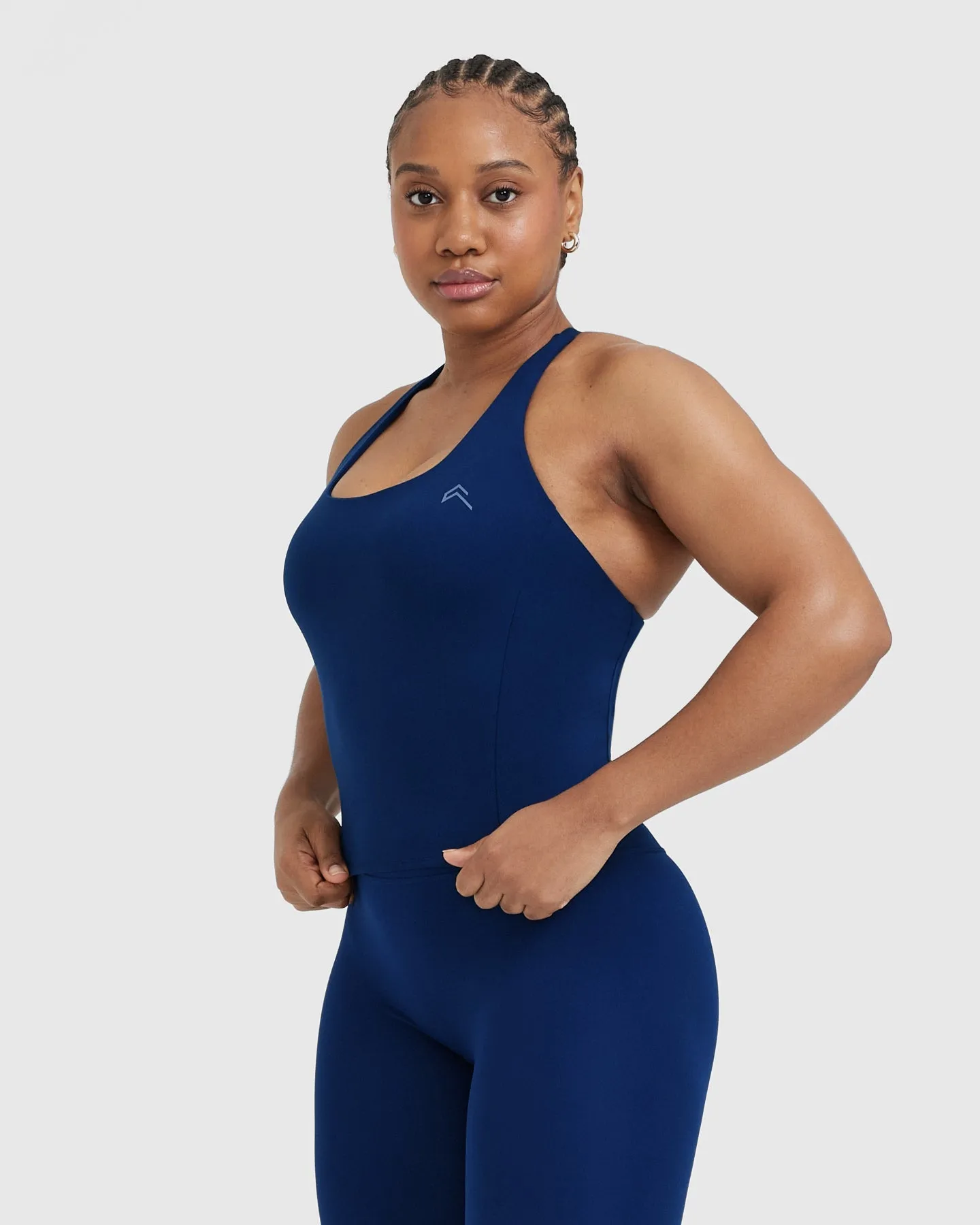 Timeless Square Neck Mid Vest | Midnight sold by Oner Active product image thumbnail 3