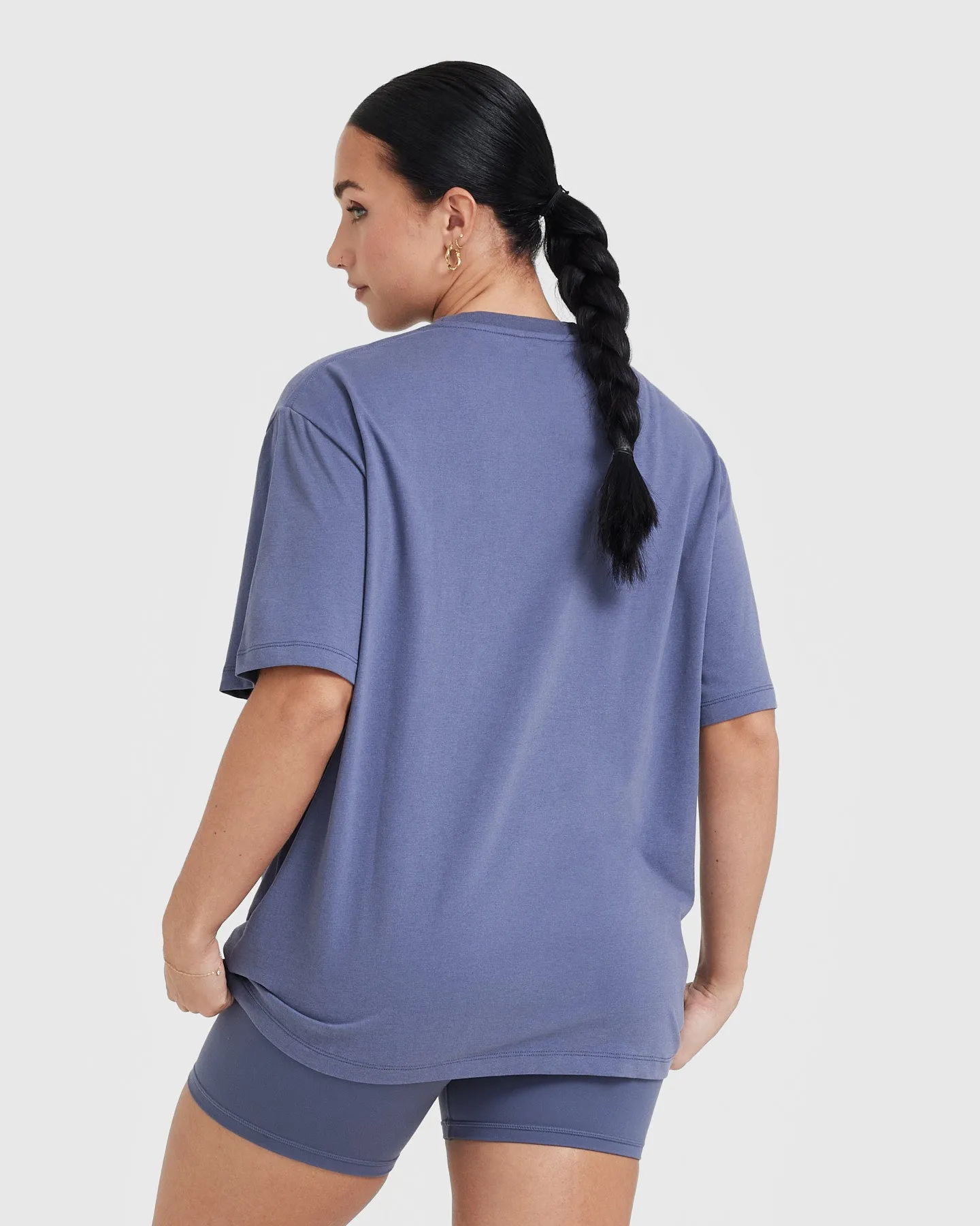 Classic Oversized Lightweight T-Shirt | Washed Slate Blue sold by Oner Active product image thumbnail 2