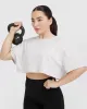 Classic Crop Lightweight T-Shirt | Grey Marl sold by Oner Active