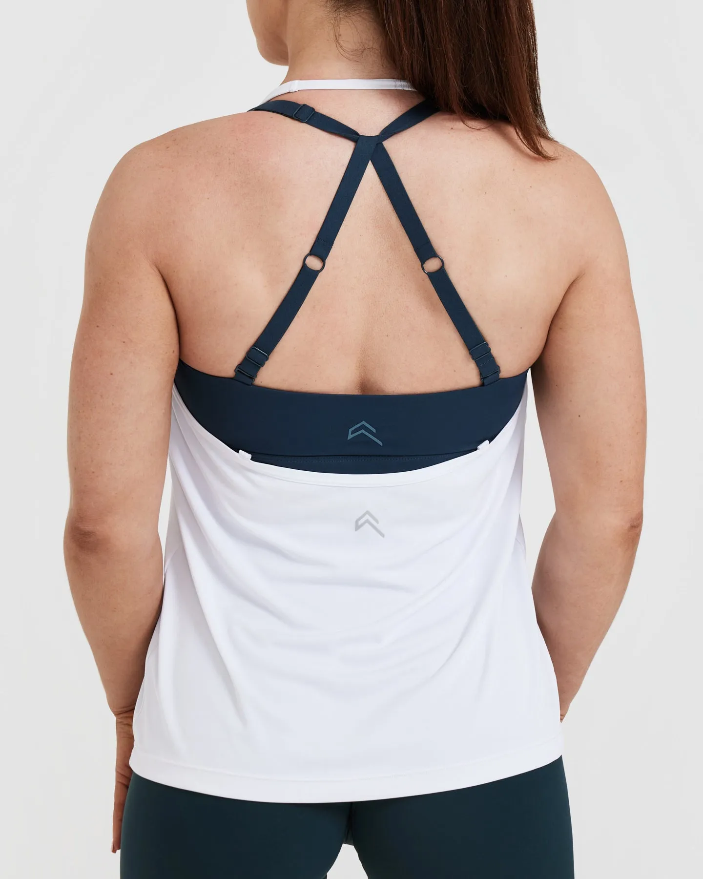 Go To Strappy Loose Vest | White sold by Oner Active product image thumbnail 5