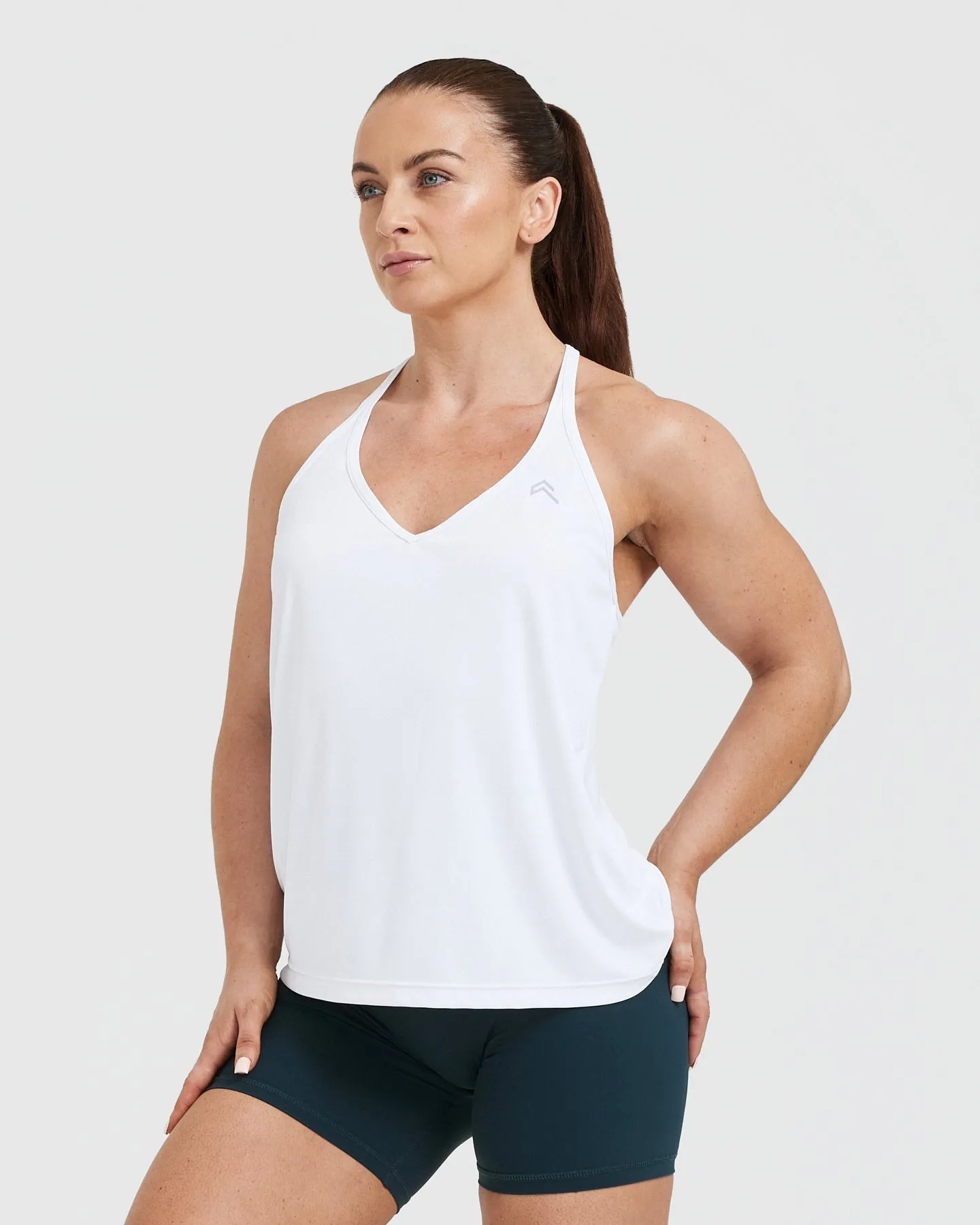 Go To Strappy Loose Vest | White sold by Oner Active product image thumbnail 3