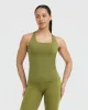 Timeless Square Neck Vest | Olive Green sold by Oner Active