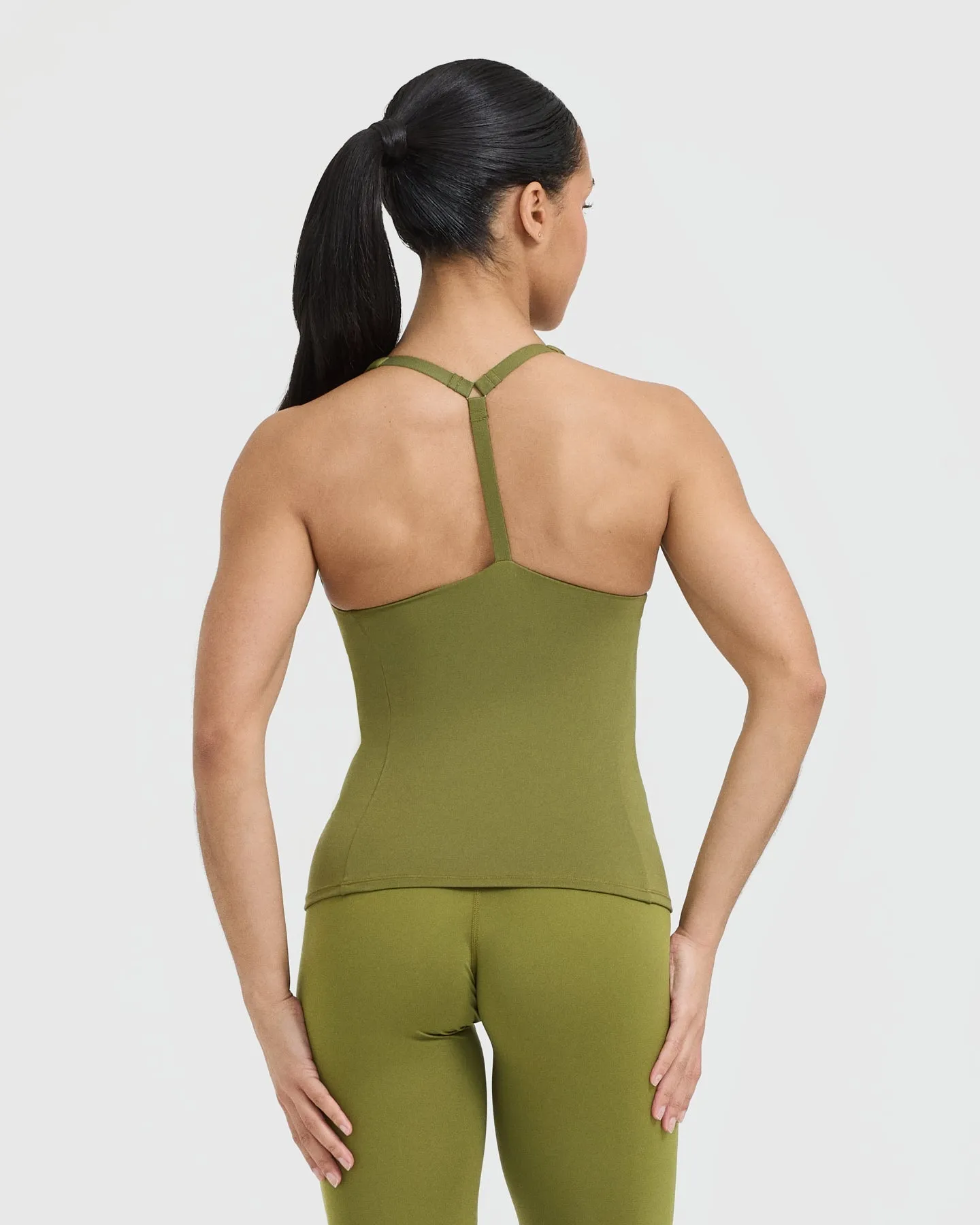 Timeless Square Neck Vest | Olive Green sold by Oner Active product image thumbnail 2