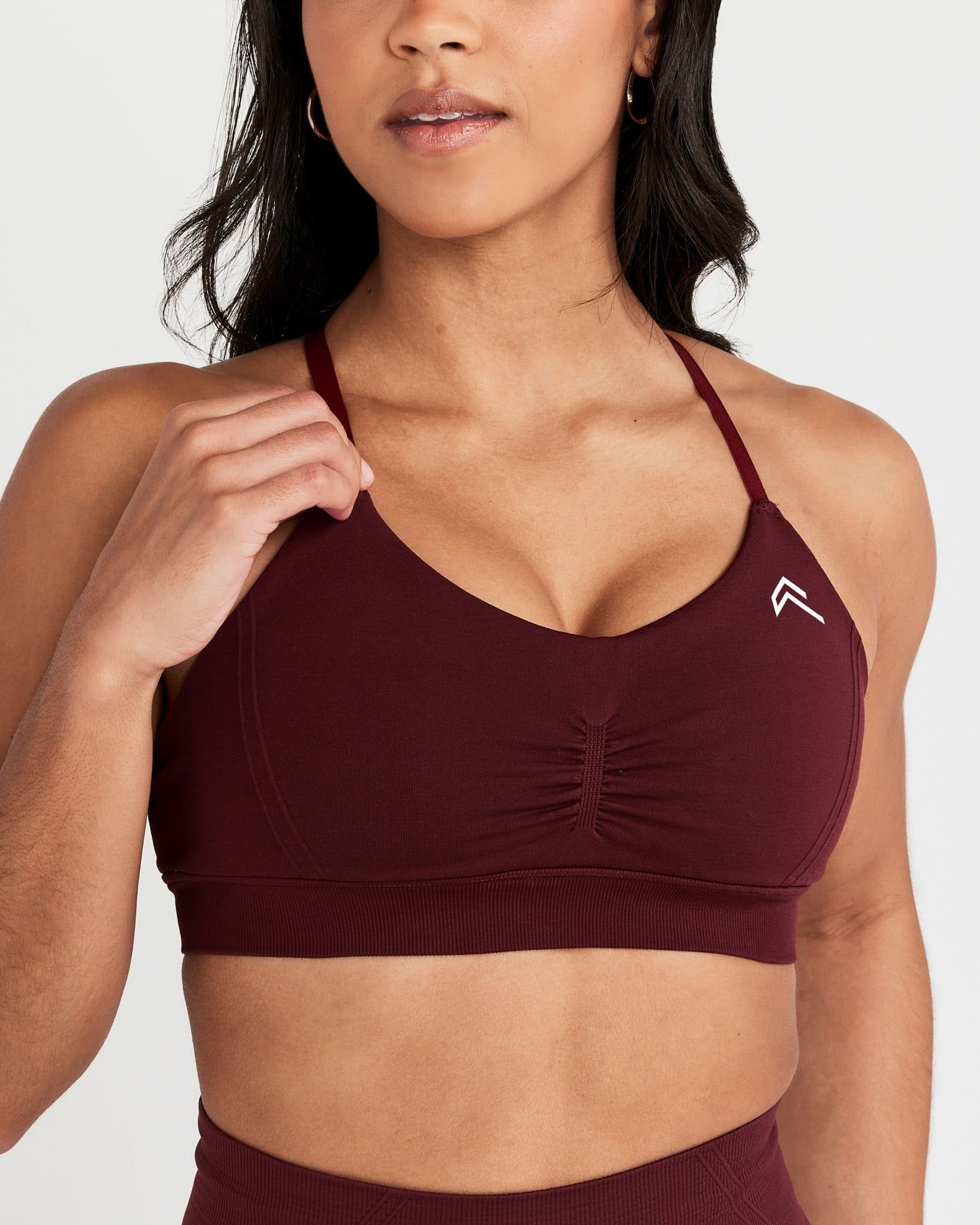 Effortless Micro Bralette | Rosewood sold by Oner Active product image thumbnail 4