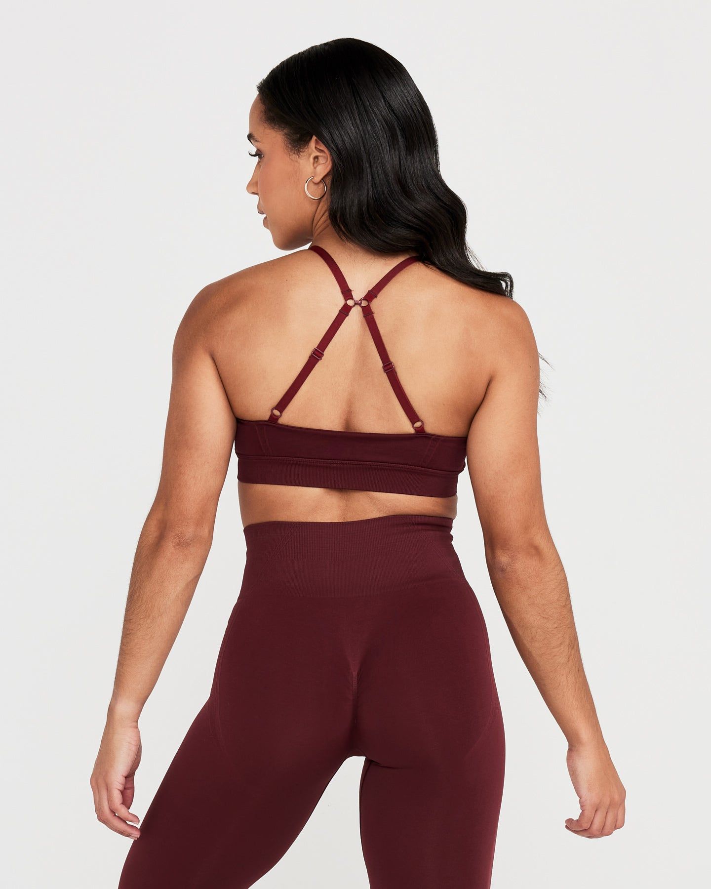 Effortless Micro Bralette | Rosewood sold by Oner Active product image thumbnail 2