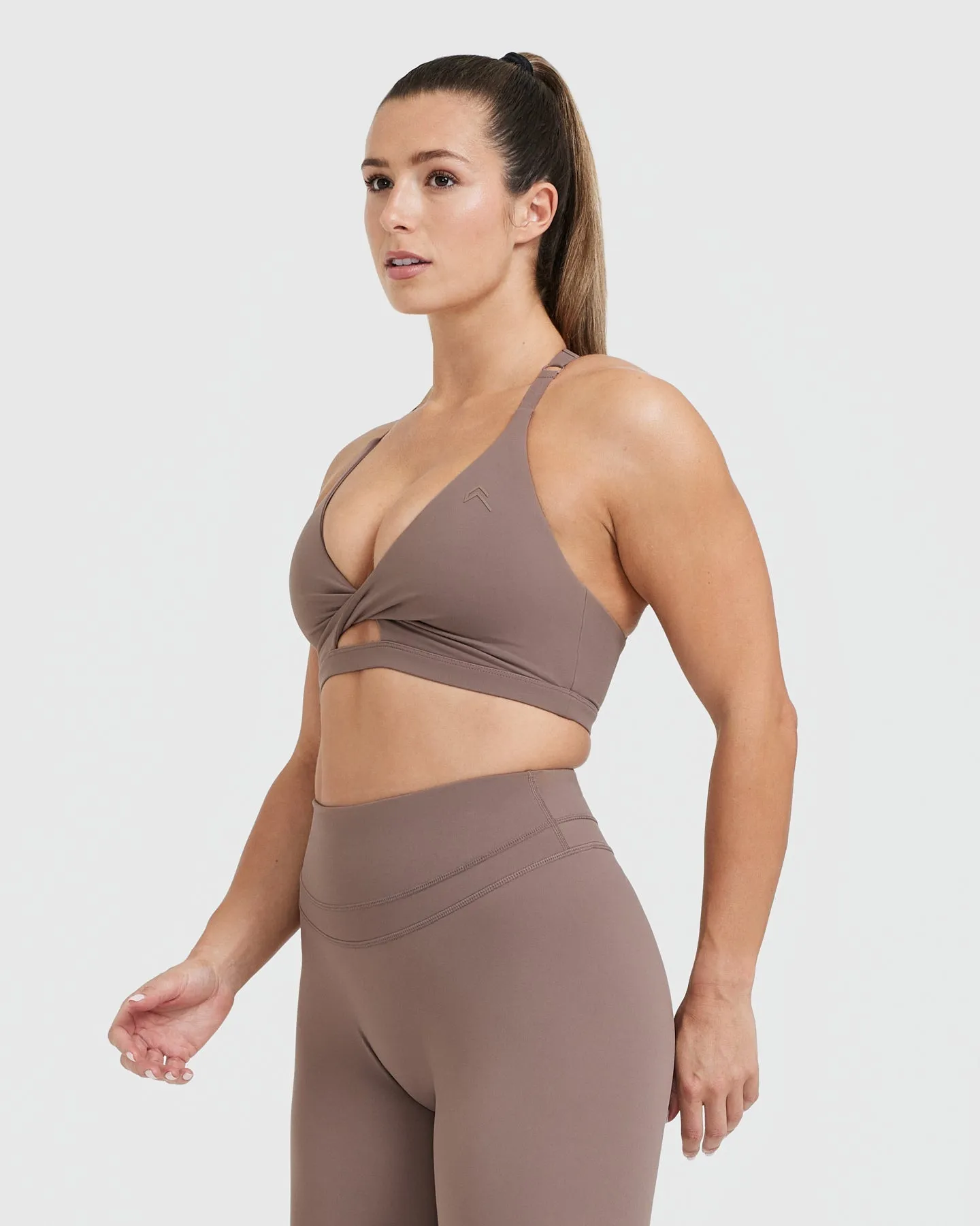 Unified Twist Sports Bra | Cool Brown sold by Oner Active product image thumbnail 3