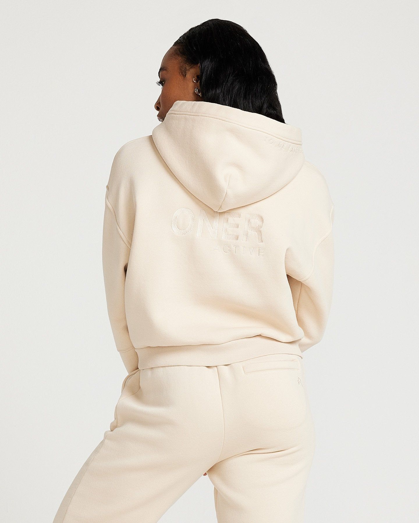 Classic Lounge Hoodie | Oatmeal sold by Oner Active product image thumbnail 3