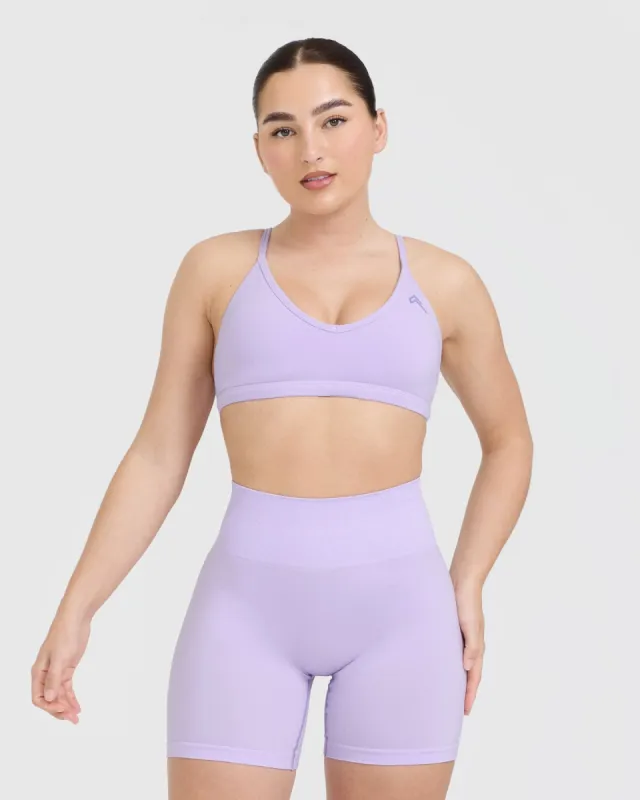 Timeless Strappy Bralette | Lavender Purple sold by Oner Active