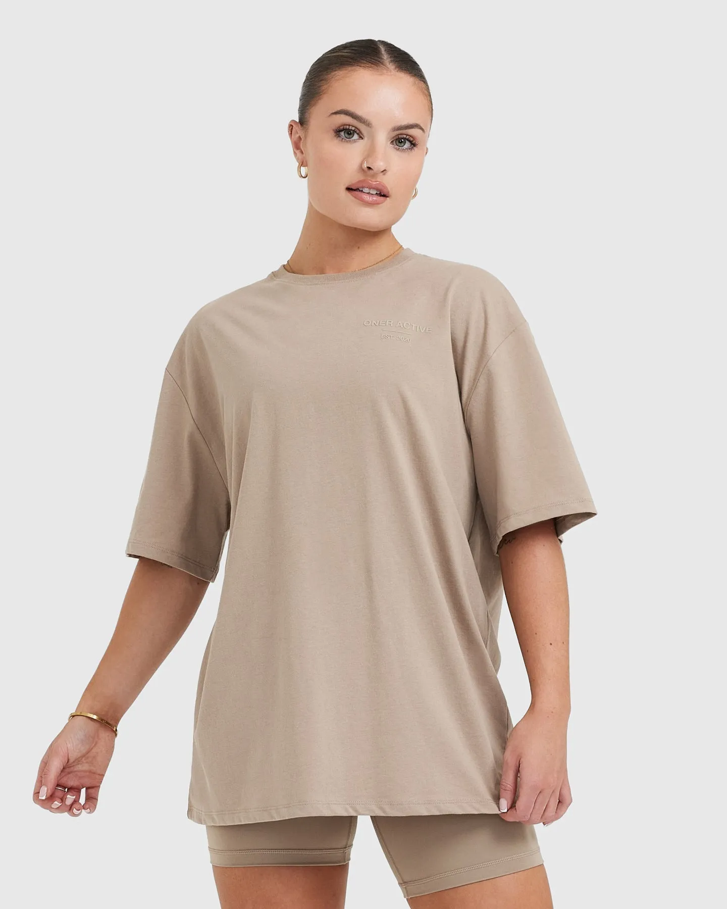 Classic Lifters Graphic Oversized Lightweight T-Shirt | Sandstone sold by Oner Active