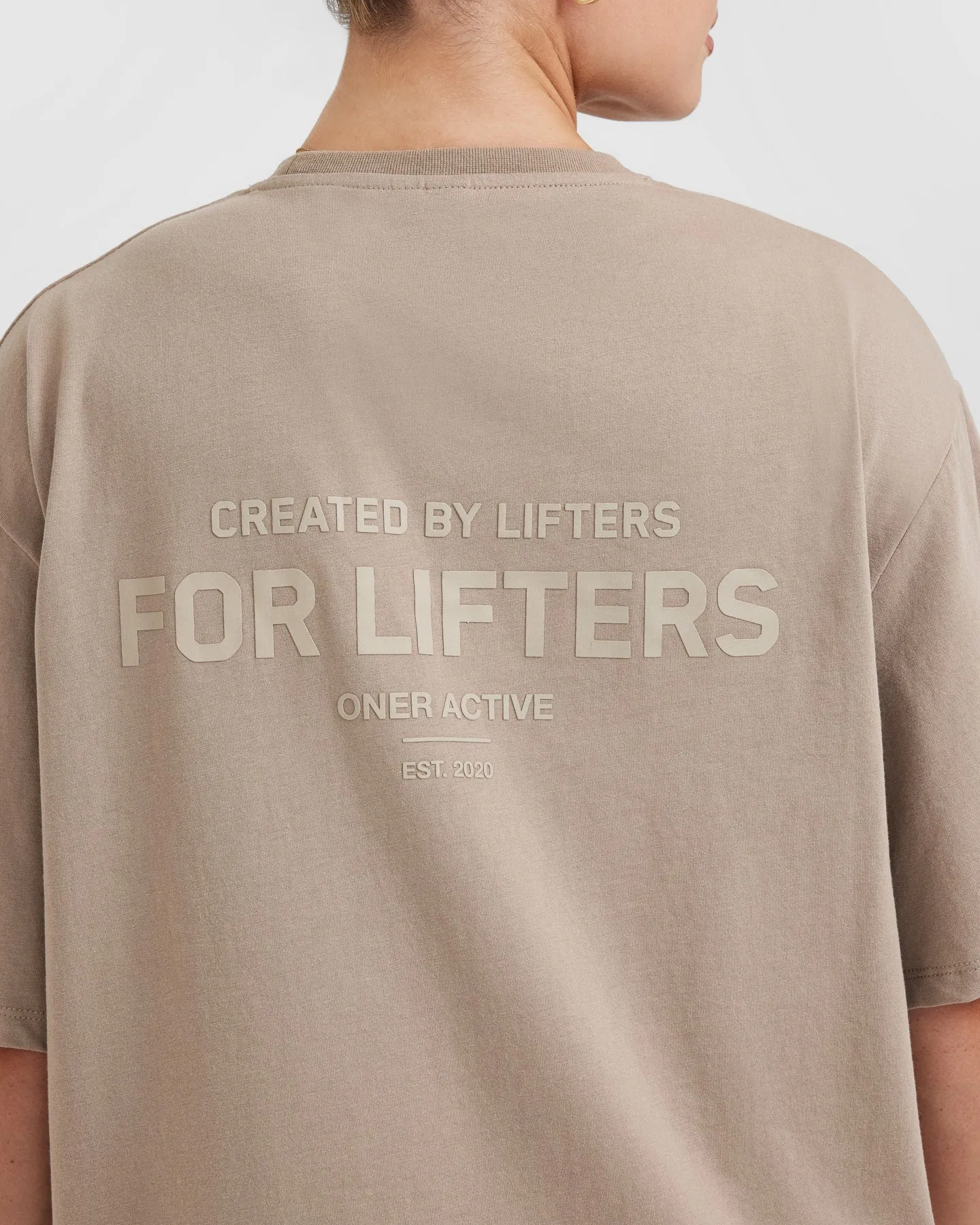 Classic Lifters Graphic Oversized Lightweight T-Shirt | Sandstone sold by Oner Active product image thumbnail 5