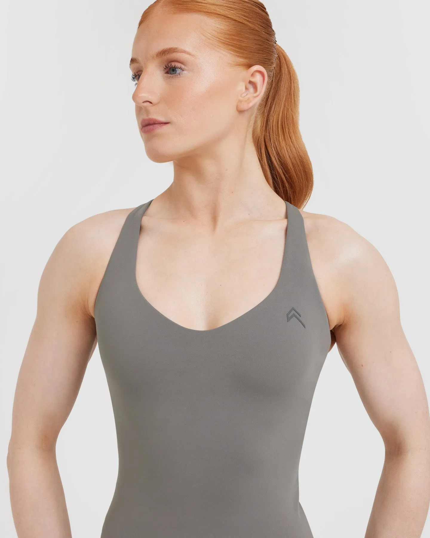 Unified V-Neck Cross Back Vest | Ash Grey sold by Oner Active product image thumbnail 5
