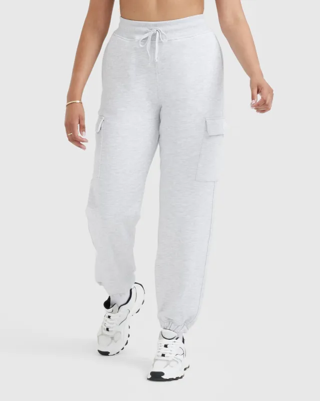 All Day Lightweight Cargo Jogger | Light Grey Marl sold by Oner Active