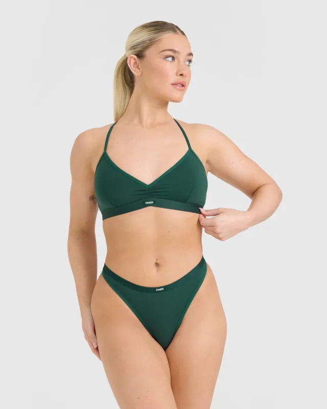 Soft Classic Bralette | Racing Green sold by Oner Active