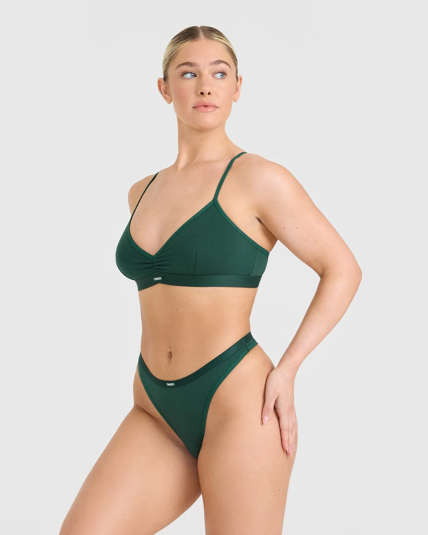 Soft Classic Bralette | Racing Green sold by Oner Active product image thumbnail 3