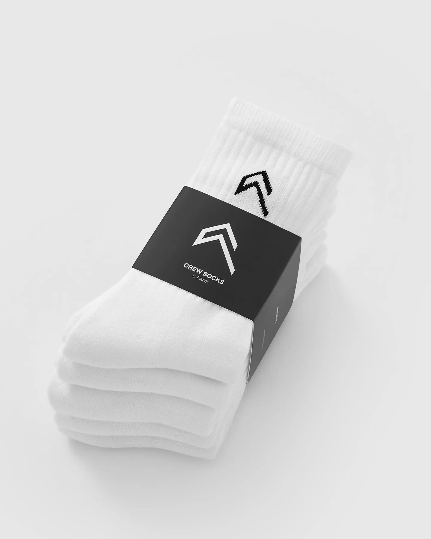 Crew Socks 5 Pack | White sold by Oner Active product image thumbnail 4