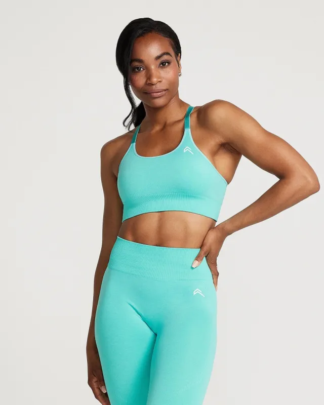 Classic Seamless Sports Bra | Lagoon Marl sold by Oner Active