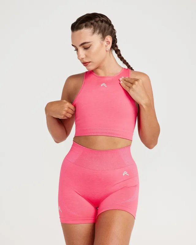 Classic Seamless Crop Top | Guava Marl sold by Oner Active