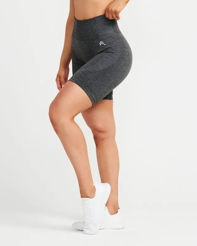 Classic Seamless Cycling Shorts | Coal Marl sold by Oner Active