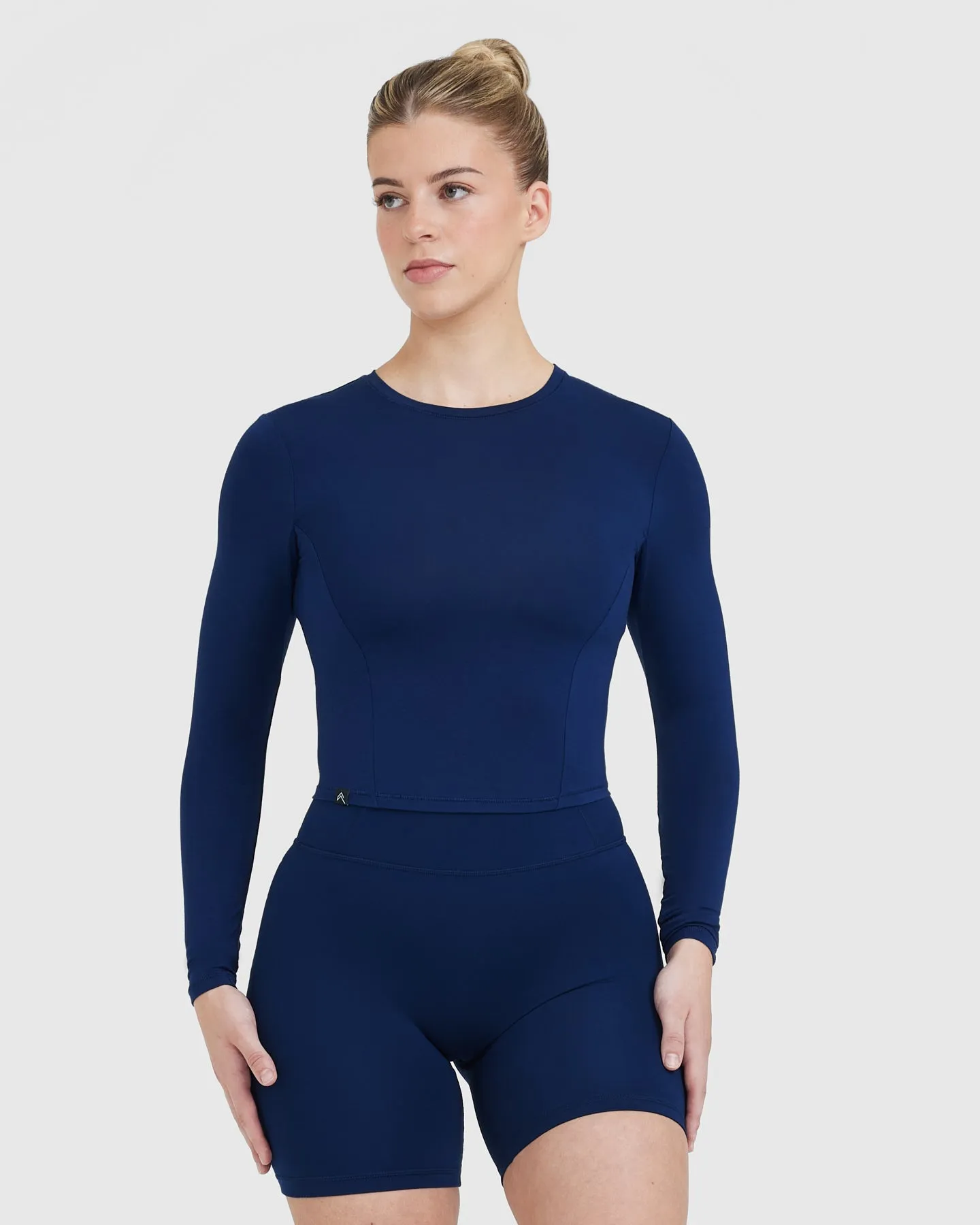 Mellow Soft Mid Long Sleeve Top | Midnight sold by Oner Active