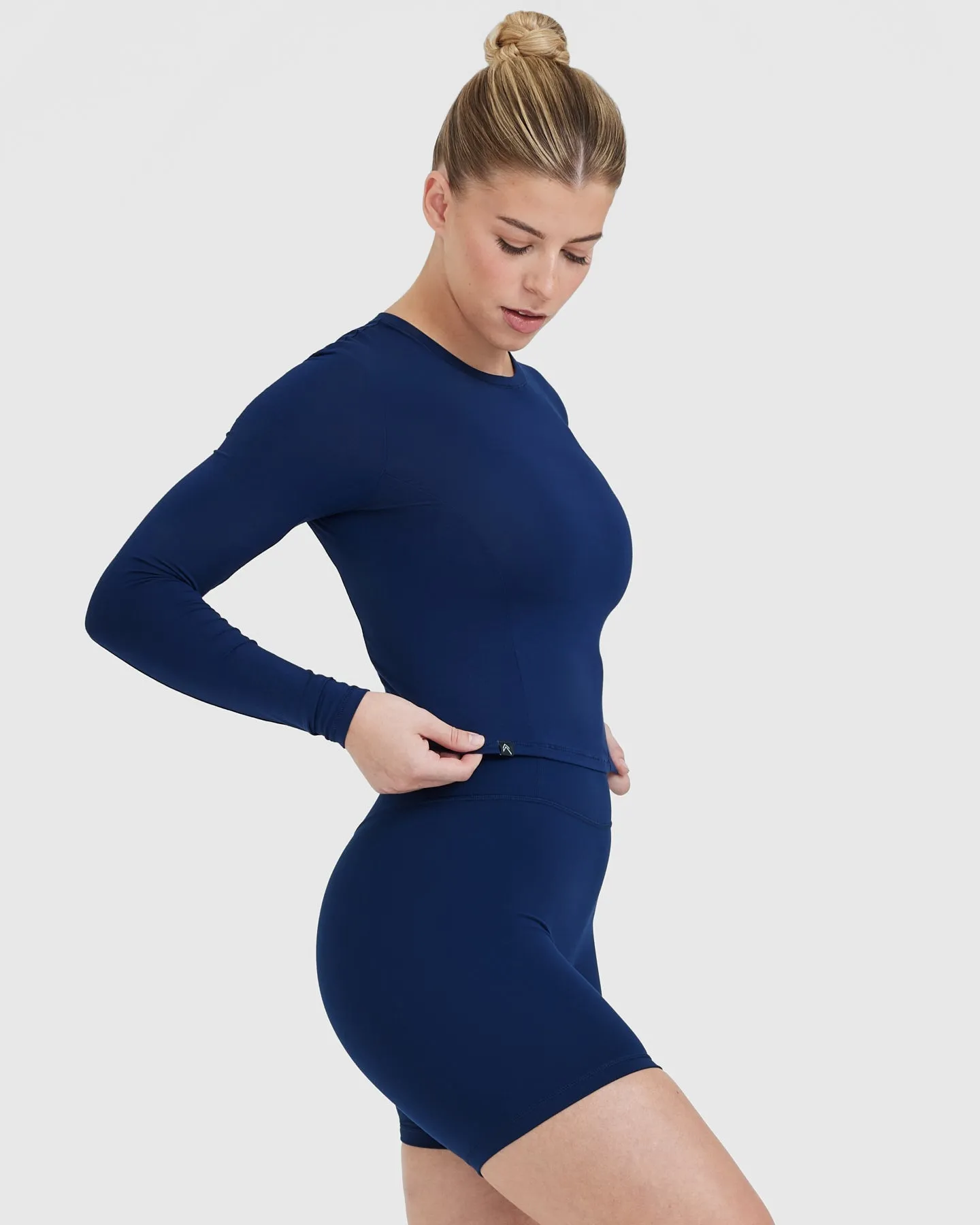 Mellow Soft Mid Long Sleeve Top | Midnight sold by Oner Active product image thumbnail 3