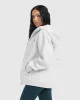 Foundations Zip Through Hoodie | Light Grey Marl sold by Oner Active
