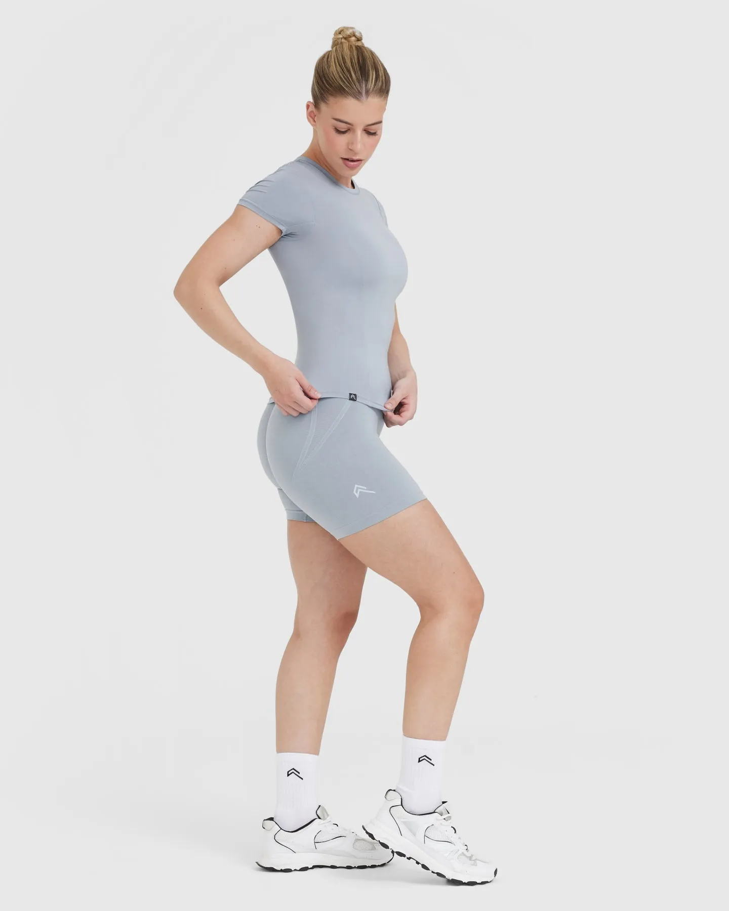 Mellow Soft Short Sleeve T-Shirt | Metal Grey sold by Oner Active product image thumbnail 3