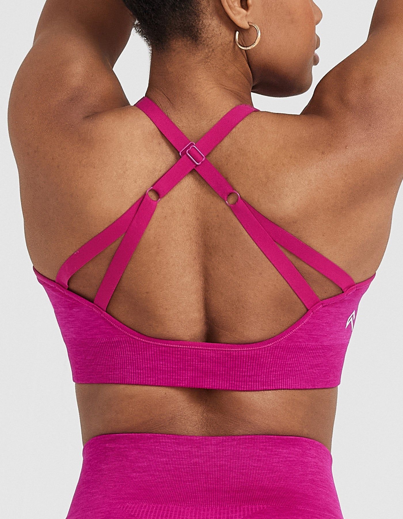 Classic Seamless 2.0 Bralette | Fuchsia Marl sold by Oner Active product image thumbnail 5