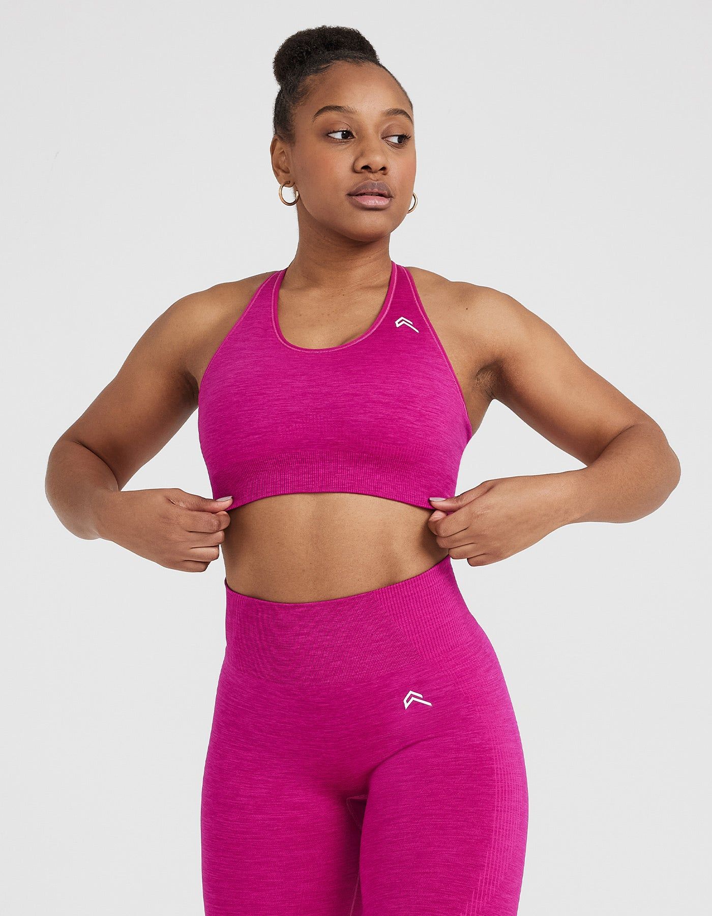 Classic Seamless 2.0 Bralette | Fuchsia Marl sold by Oner Active