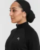 Go To Seamless Loose Long Sleeve Longline Top | Black sold by Oner Active