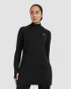 Go To Seamless Loose Long Sleeve Longline Top | Black sold by Oner Active
