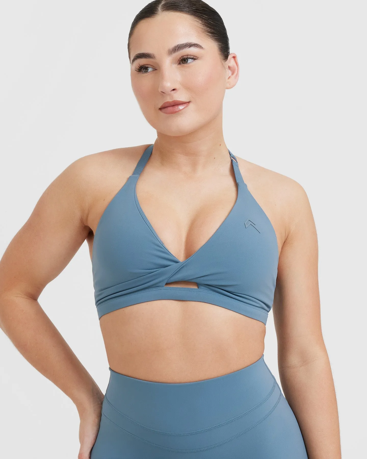 Unified Twist Sports Bra | Moonstone Blue sold by Oner Active product image thumbnail 4