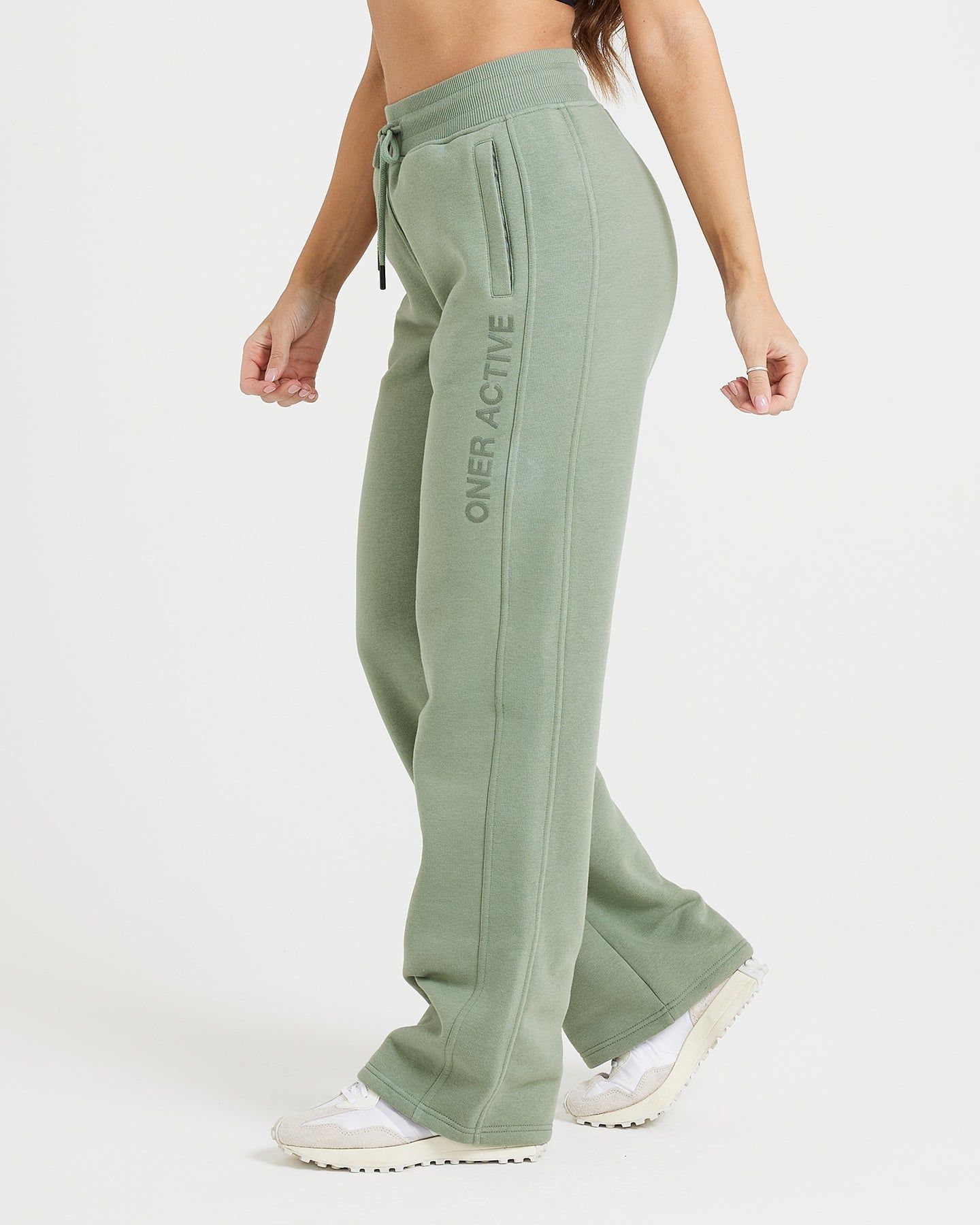 Classic Lounge Straight Leg Jogger | Sage sold by Oner Active product image thumbnail 3