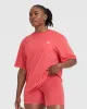 Classic Oversized Lightweight T-Shirt | Washed Sweet Red sold by Oner Active