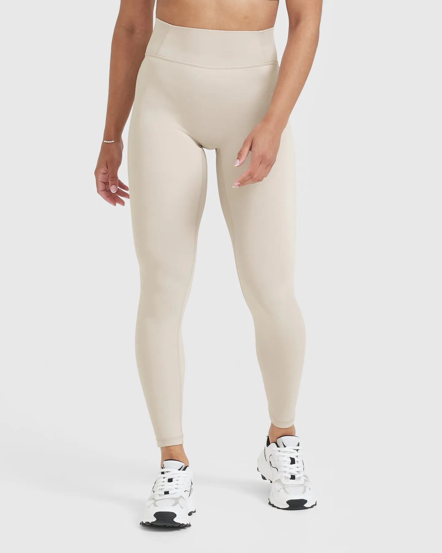Timeless High Waisted Leggings | Sand sold by Oner Active