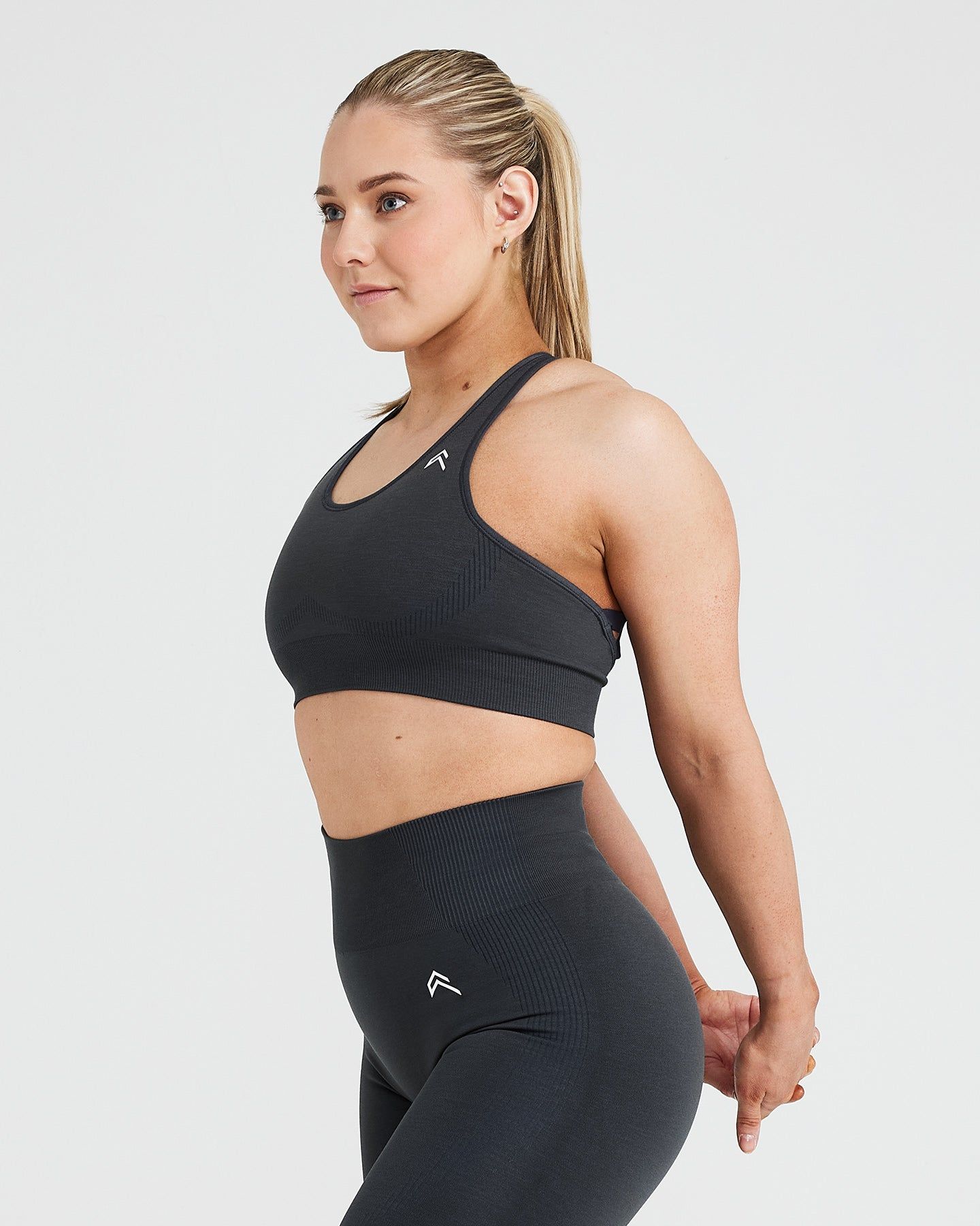 Classic Seamless 2.0 Bralette | Coal Marl sold by Oner Active product image thumbnail 3