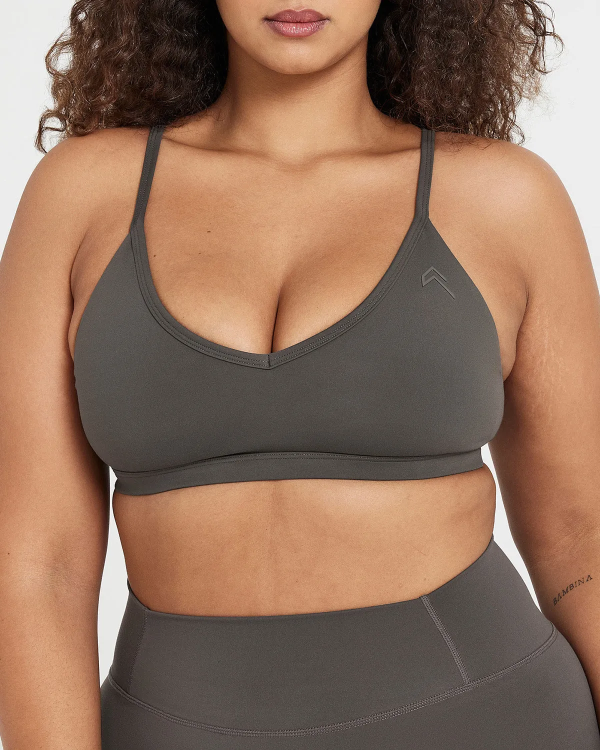 Timeless Strappy Bralette | Deep Taupe sold by Oner Active product image thumbnail 4