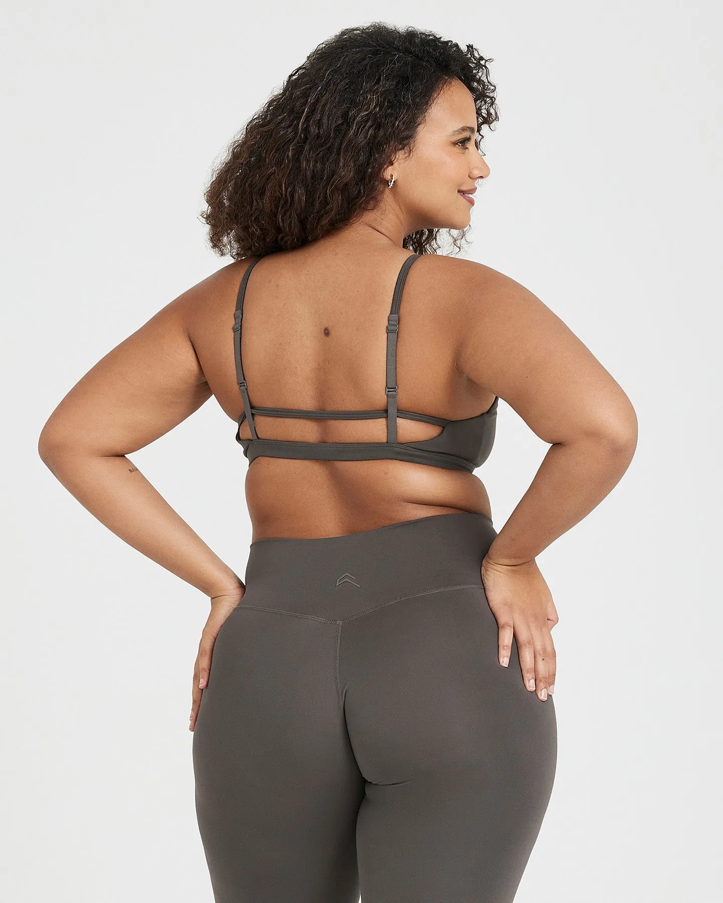 Timeless Strappy Bralette | Deep Taupe sold by Oner Active product image thumbnail 2