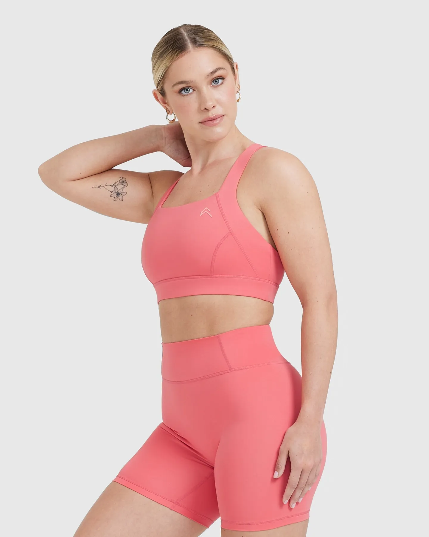 Timeless Wide Strap Sports Bra | Amplify Pink sold by Oner Active product image thumbnail 3