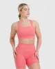 Timeless Wide Strap Sports Bra | Amplify Pink sold by Oner Active