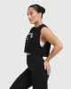Raising The Bar Graphic Muscle Crop Vest | Black sold by Oner Active