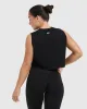 Raising The Bar Graphic Muscle Crop Vest | Black sold by Oner Active